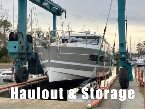 Boat haulout and storage